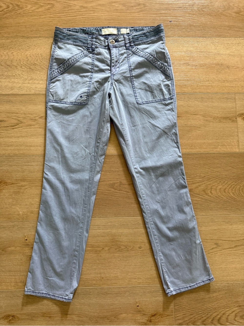 HEI Utility Patch Pocket Pants Size 32 Slate Blue